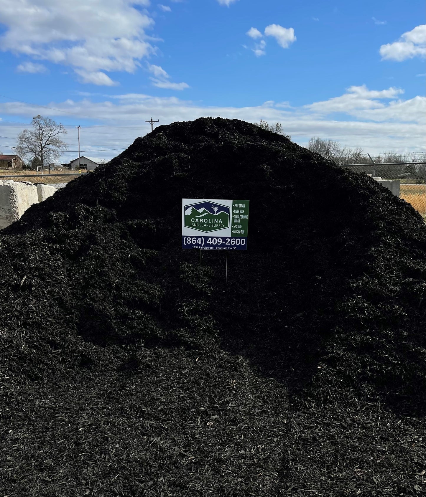 Double Ground Dyed Black Mulch