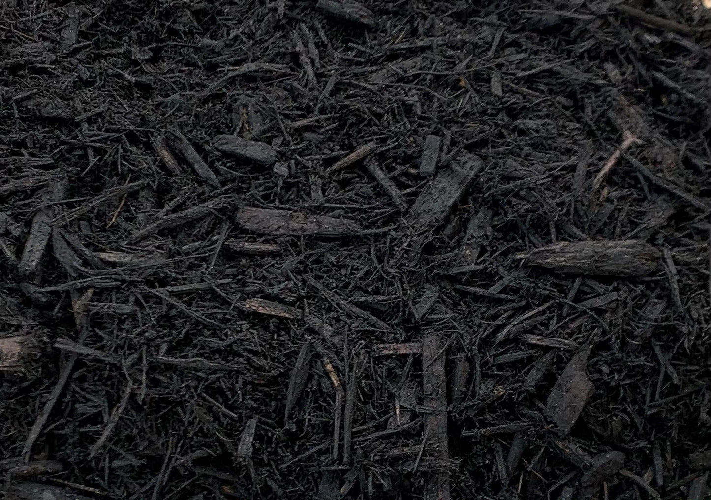 Double Ground Dyed Black Mulch