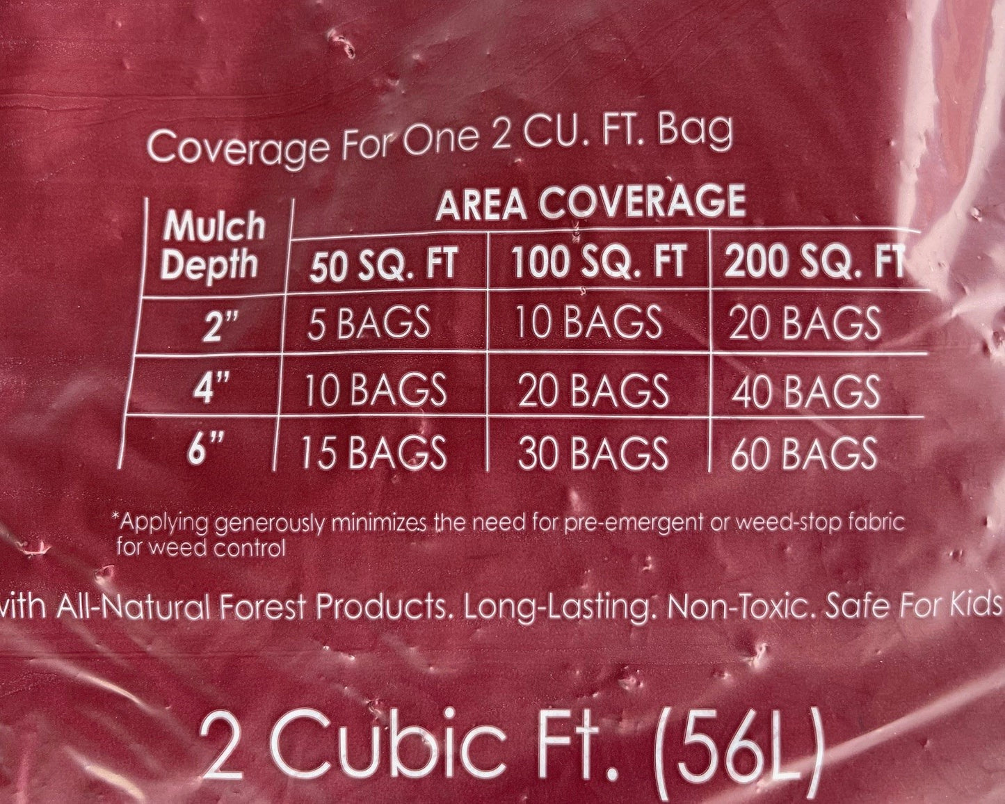 Cowart Premium Double Ground Red Mulch, 3 Bags for $10