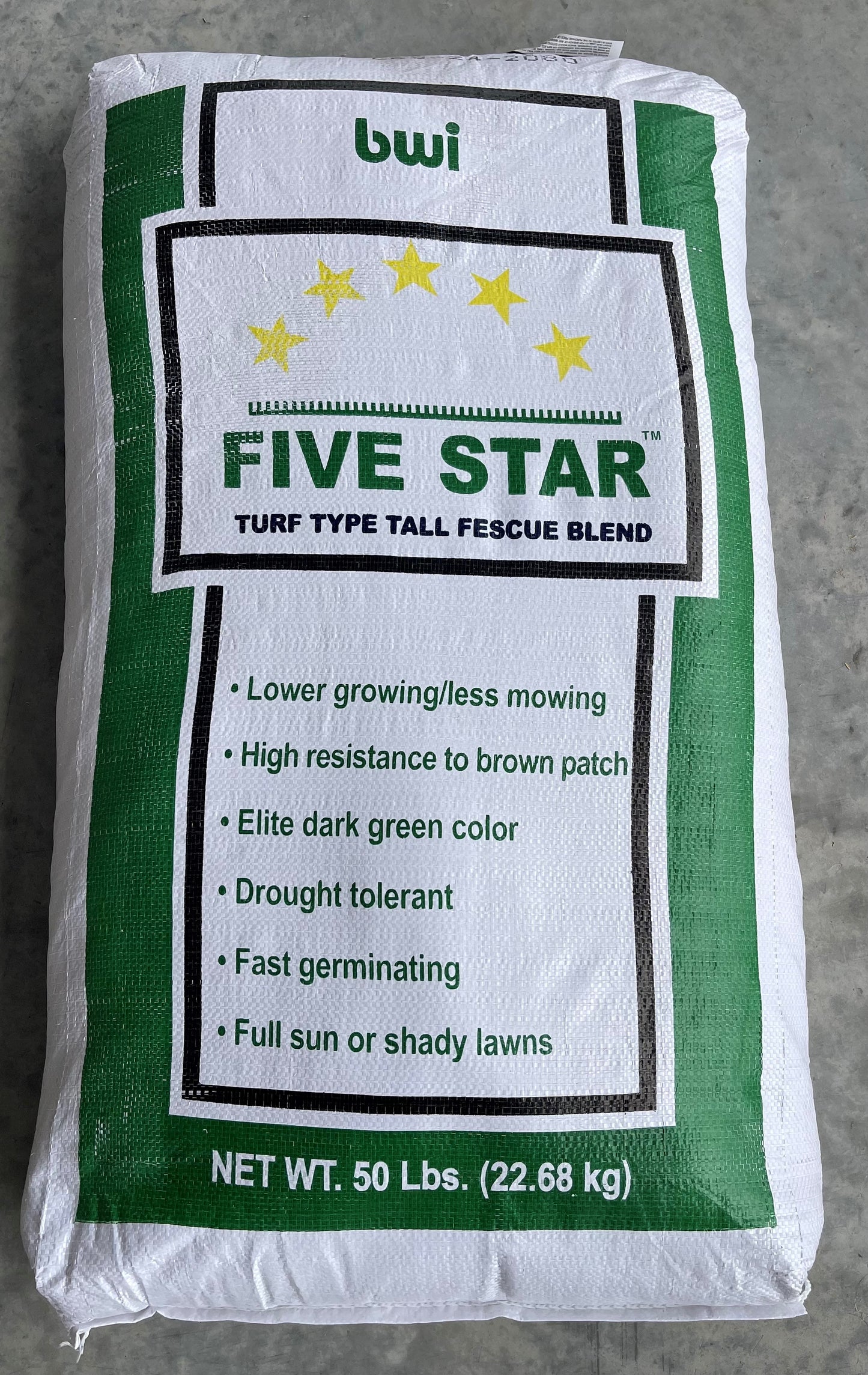 Grass Seed - Five Star Tall Fescue - 50 lb. Bag