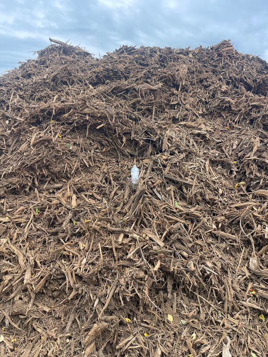 Single Ground Natural Mulch